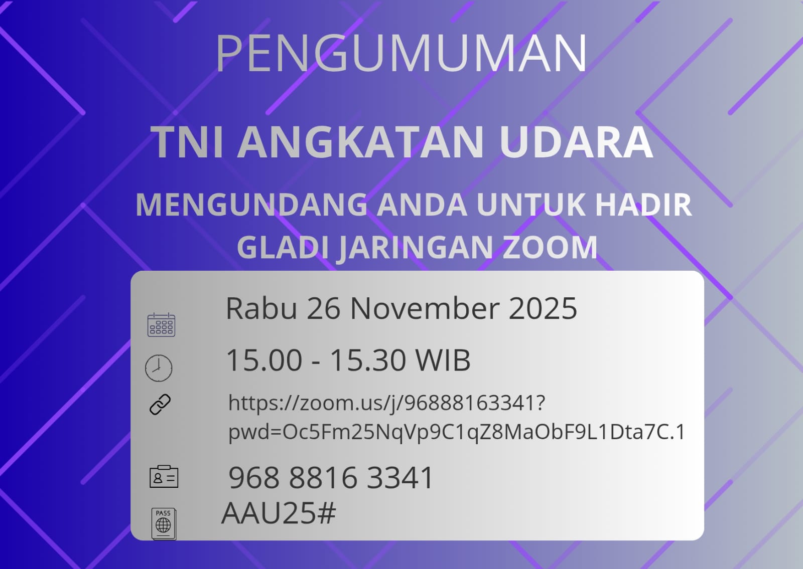 Gladi Zoom Senastindo 7